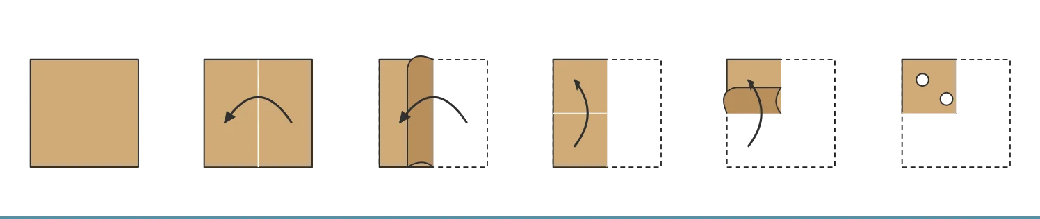 CogAT® Paper Folding practice question