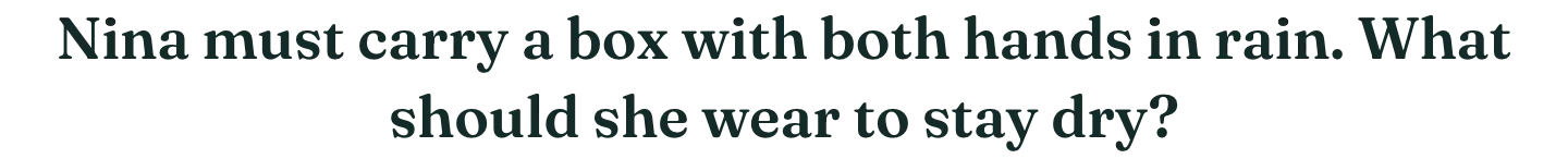 CogAT® Sentence Completion practice question