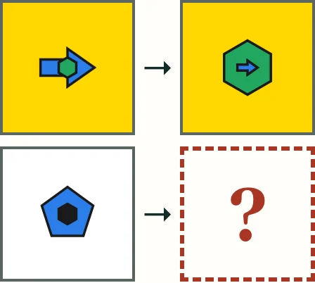 NNAT Reasoning by Analogy practice question
